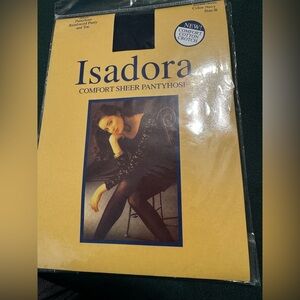 BN in Packaging Comfort Sheer Navy Pantyhose by Isadora Size B